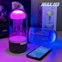Bluetooth Jellyfish Speaker with Colorful Octopus Lights