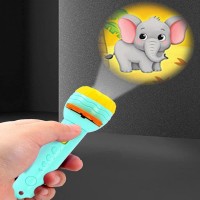 5 in 1 kids education Projector Torch