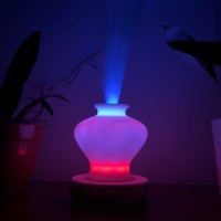 Flower Vase Portable Speaker with RGB Light