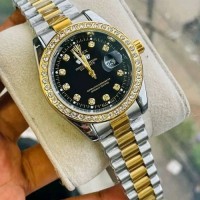 RLX 1104 Golden Silver Stone and black dial