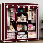 Portable Almari (Wine Red)